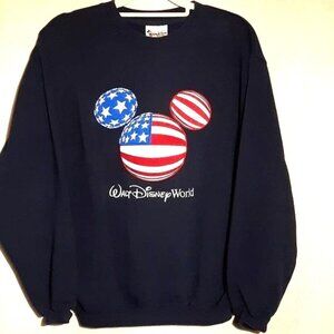 Walt Disney World USA Navy Sweatshirt Mickey Head